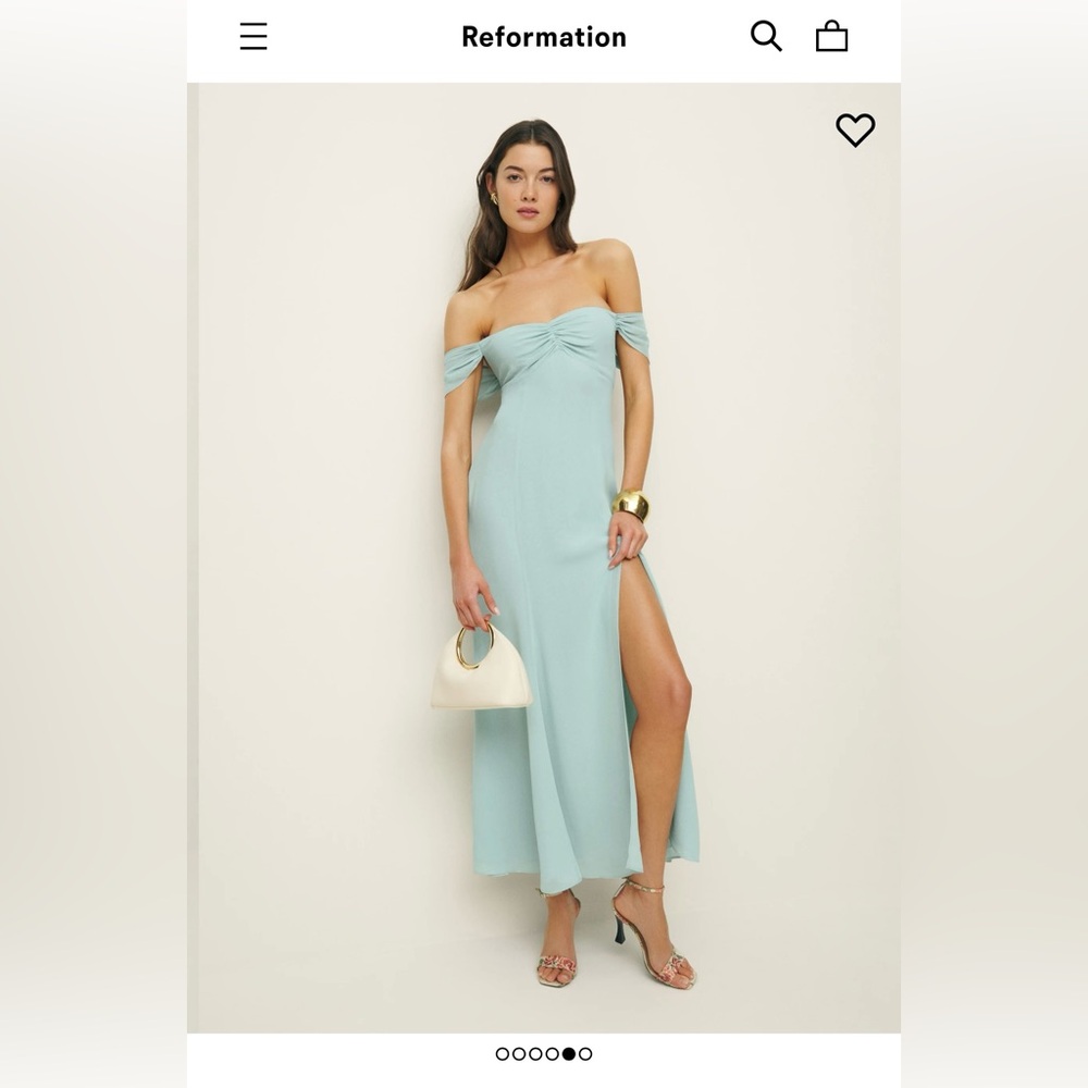 NWT Ember Dress in size 0, color is Aquamarine